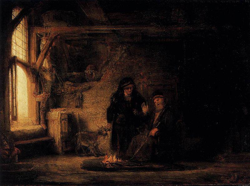REMBRANDT Harmenszoon van Rijn Tobit's Wife with the Goat oil painting image